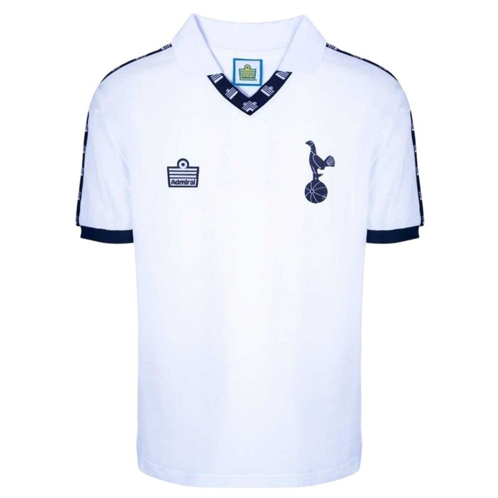 Score Draw Unisex Adult 1978 Tottenham Hotspur FC Football Shirt / White/Blue